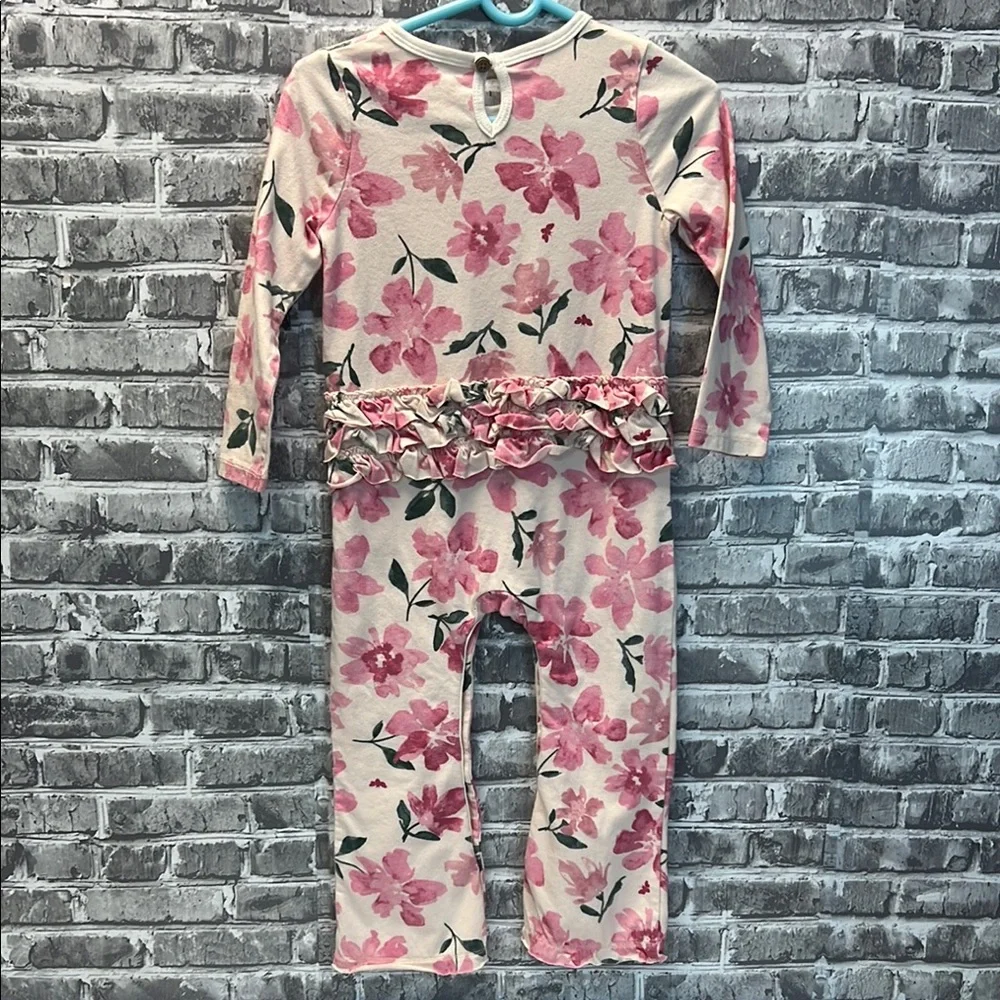 Burt's Bees Pink‎ girl's romper